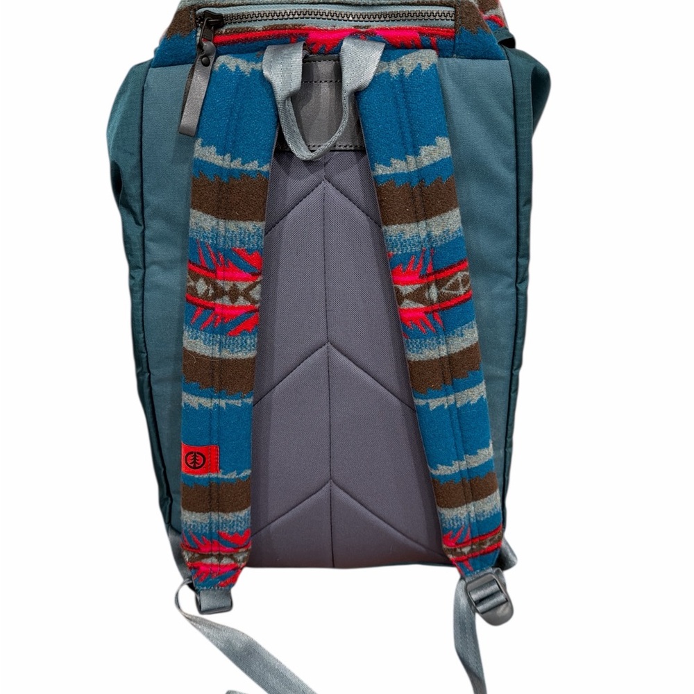 Pendleton EVRGRN Wool Nylon Backpack Western Teal - image 3